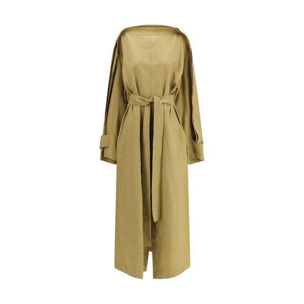 Petar Petrov 91% Lyocell 9% Polyester trench coat in beige