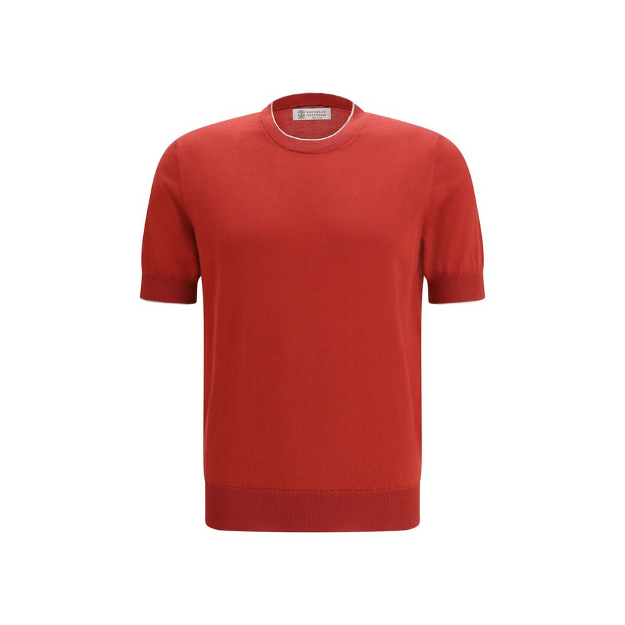 Brunello Cucinelli 100% Cotton t-shirt in red