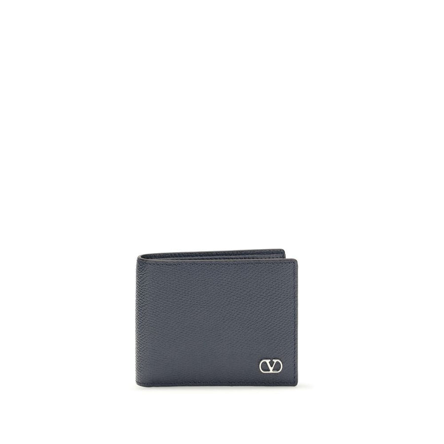 Valentino Garavani 100% Calf Suede wallet in blue
