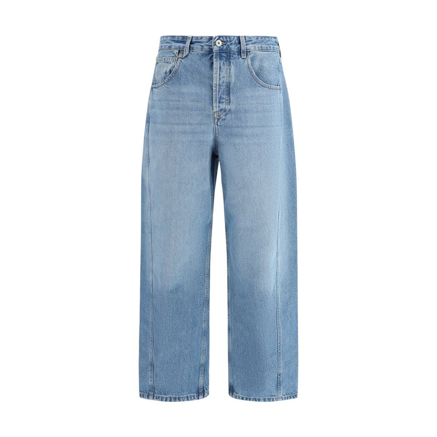 Jacquemus 65% Polyester jeans in blue