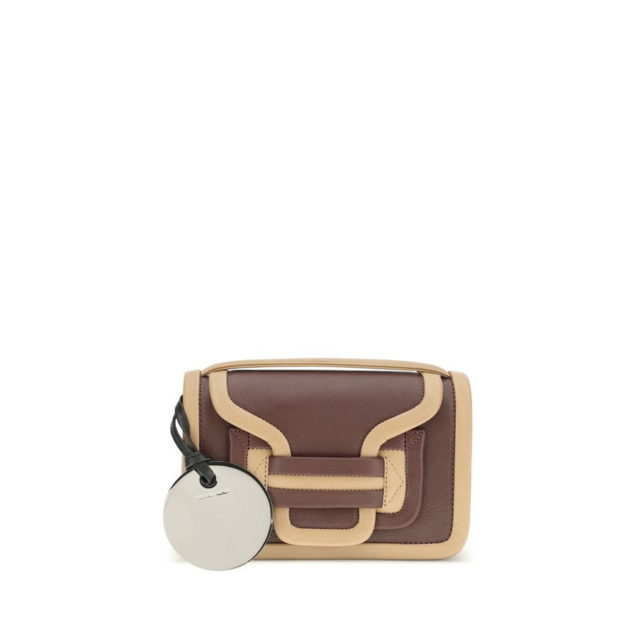 Pierre Hardy 100% Calf Leather Bos Taurus shoulder bag in brown