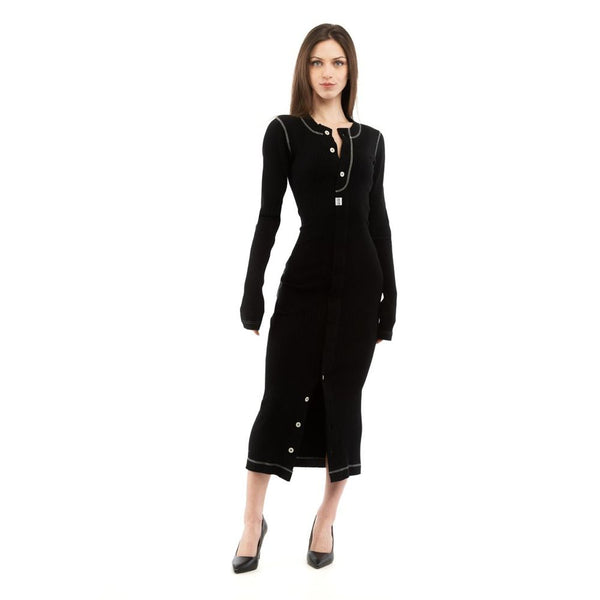 Moschino 98% Cotton dress in black