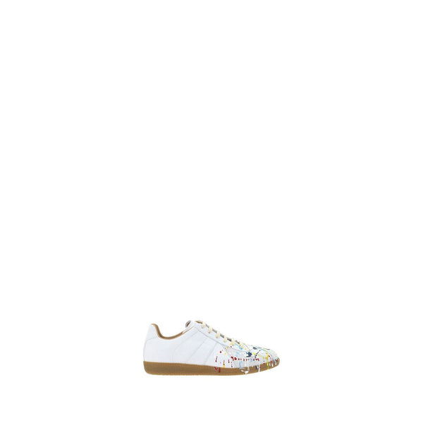 Maison Margiela Upper: 100% Calf Leather Bos Taurus; Sole: 100% Rubber sneaker in white