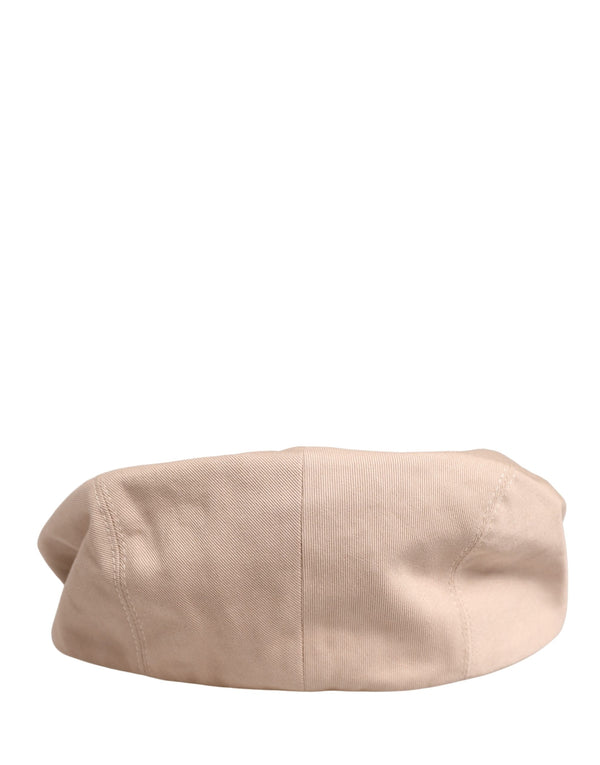 Dolce & Gabbana HAT9882 100% Cotton flat cap in beige