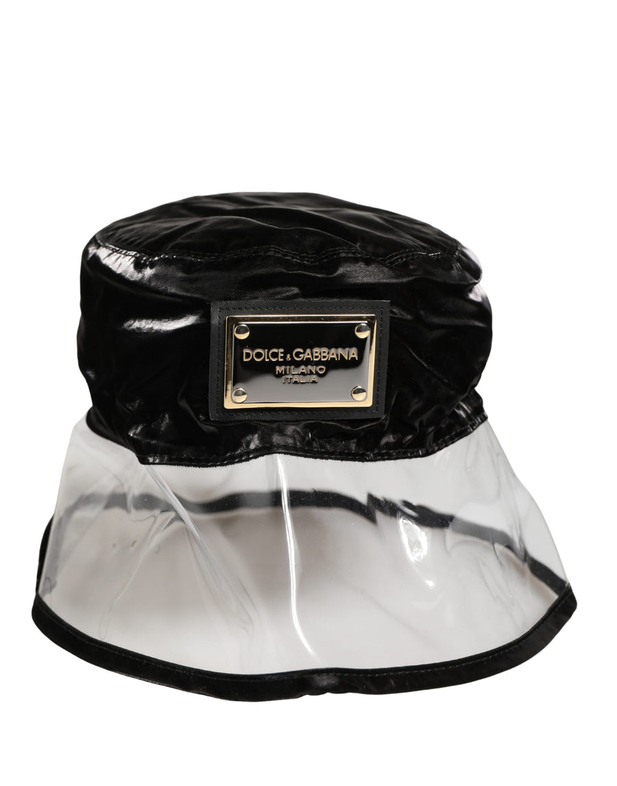 Dolce & Gabbana HAT9963 100% Nylon bucket hat in black