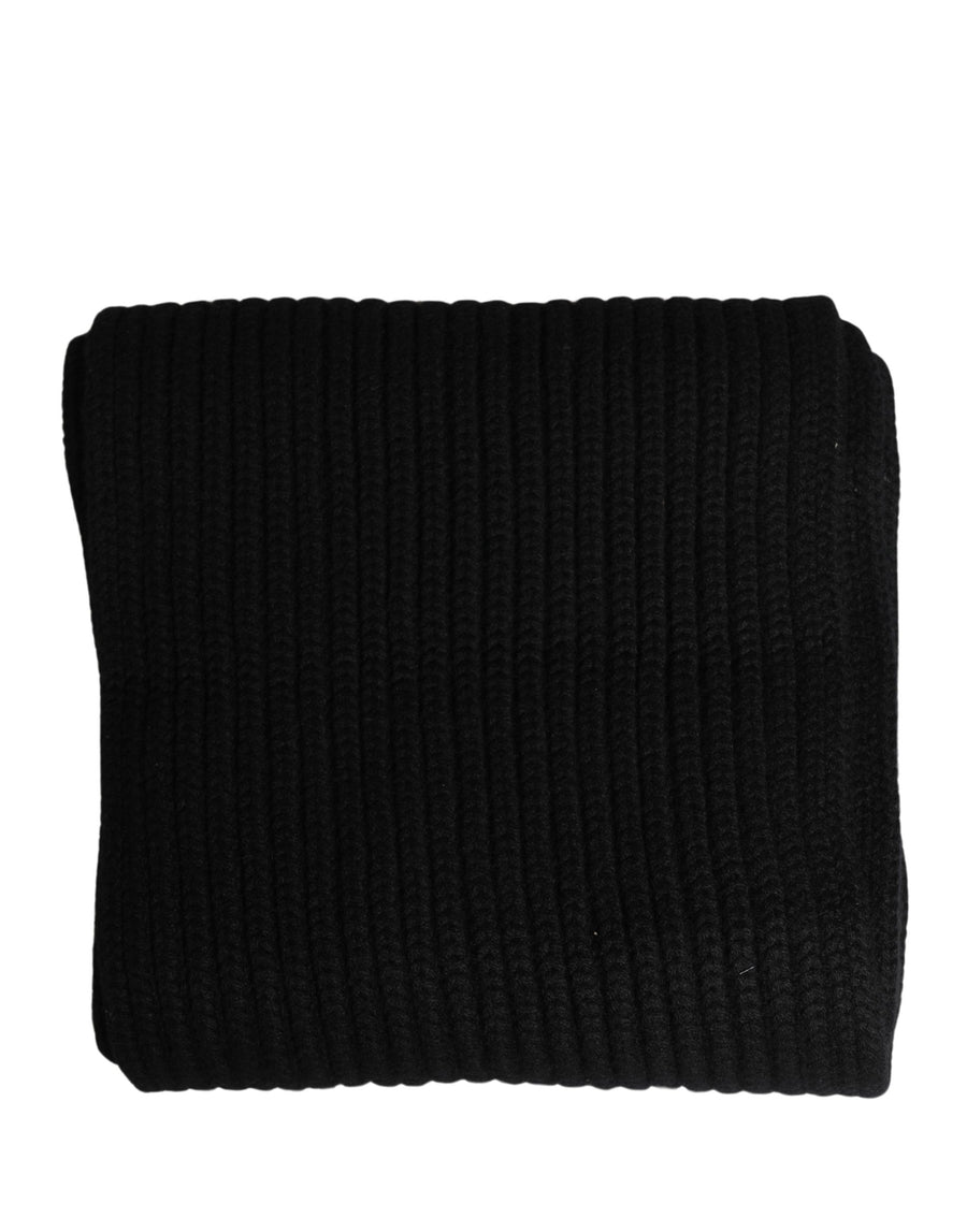 Dolce & Gabbana 100% Cashmere scarf in black