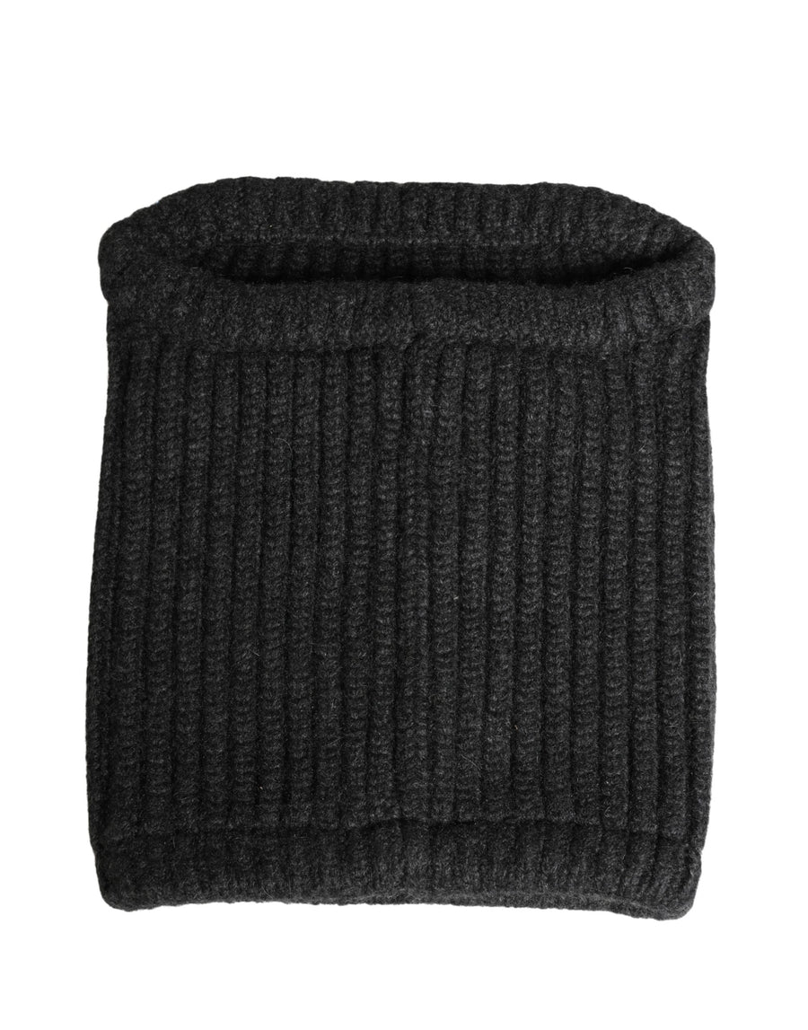 Dolce & Gabbana HAT9968 100% Cashmere neck warmer in black