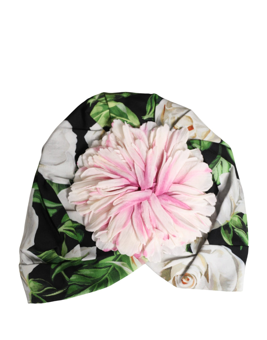 Dolce & Gabbana HAT9938 94% Silk turban in black