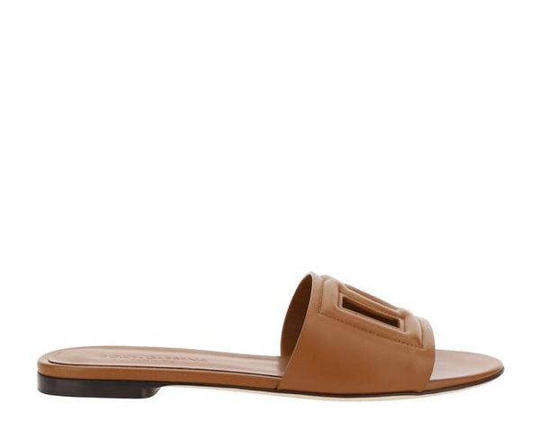 Dolce & Gabbana UPPER 100% Calf Leather Bos Taurus SOLE 100% Calf Leather Bos Taurus sandal in brown