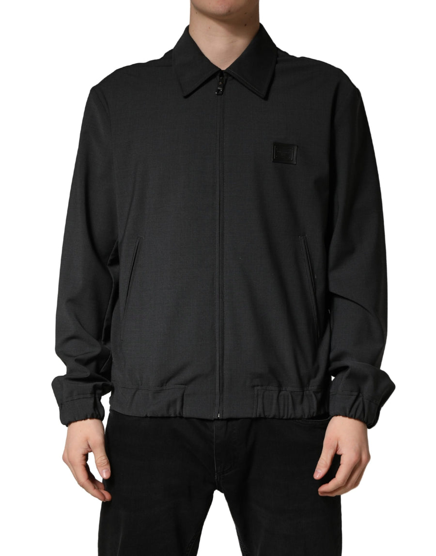 Dolce & Gabbana 80% Virgin Wool 20% Nylon jacket in black