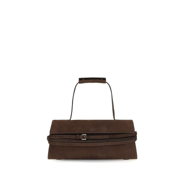 Moschino 100% Calf Leather Bos Taurus shoulder bag in brown
