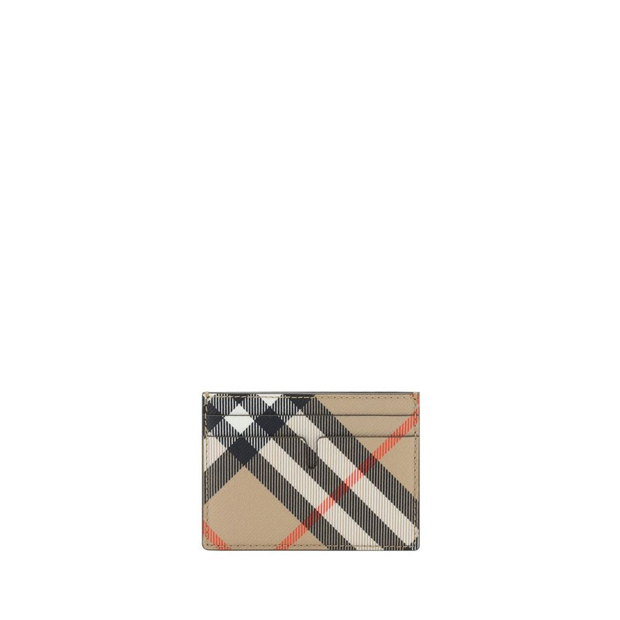 Burberry 50% Polyester card case in beige