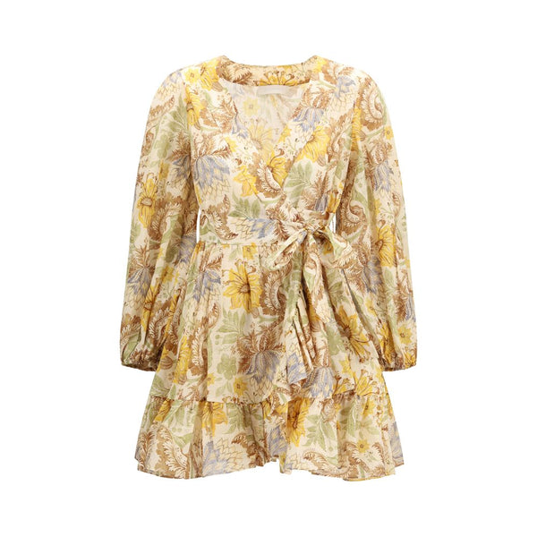 Zimmermann 100% Cotton tunic dress in multicolor