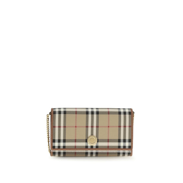 Burberry 55% Polyurethane wallet in beige