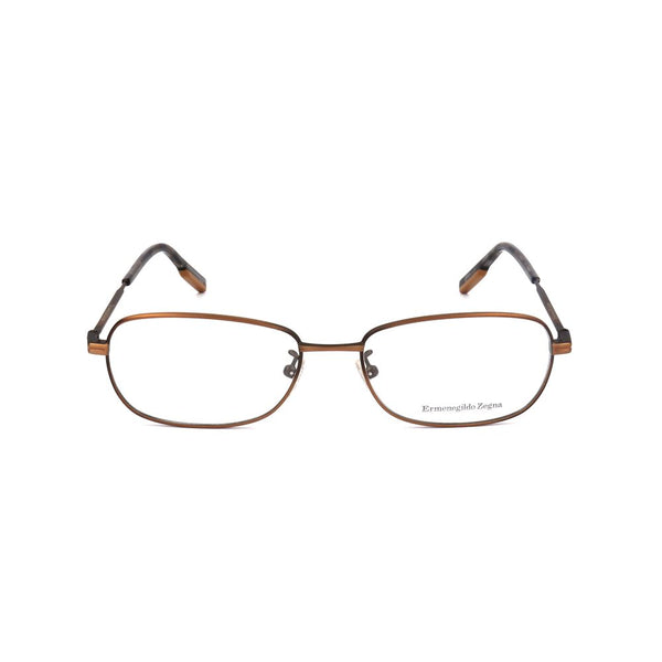 Ermenegildo Zegna EZEZ5166D38AC Metal eyeglasses in brown