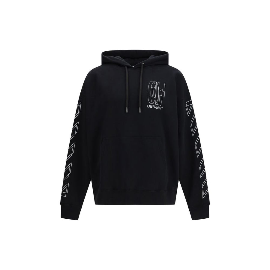 Off-White 100% Cotton hoodie in black