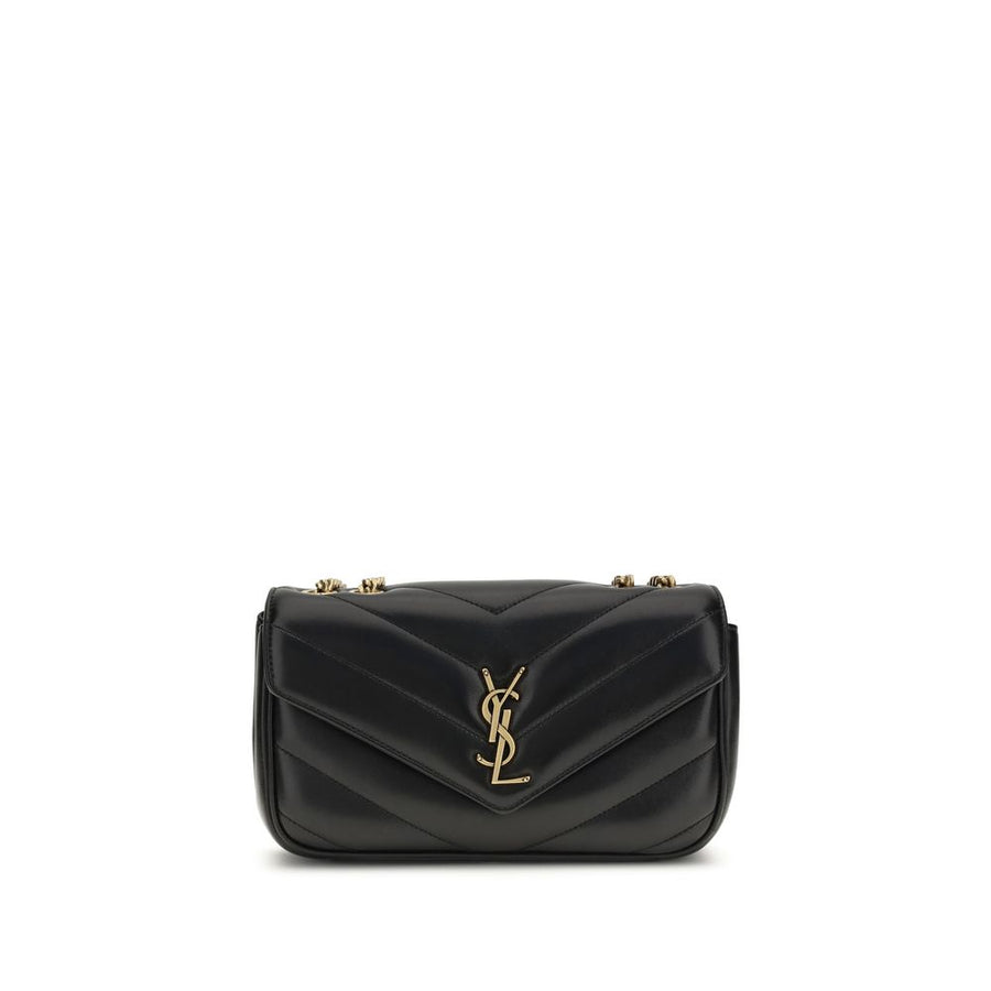 Saint Laurent 100% Lamb shoulder bag in black