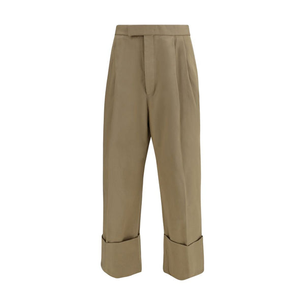 Thom Browne 100% Cotton trousers in beige