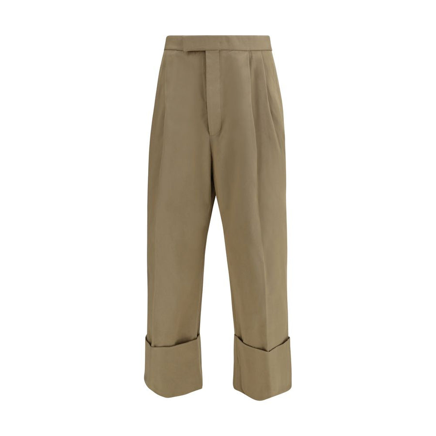 Thom Browne 100% Cotton trousers in beige