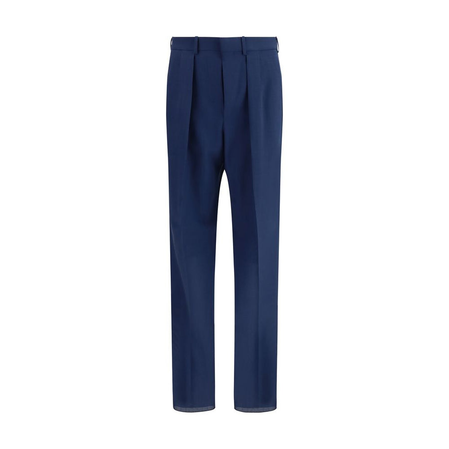 Tom Ford 100% Wool Ovis Aries trousers in navy