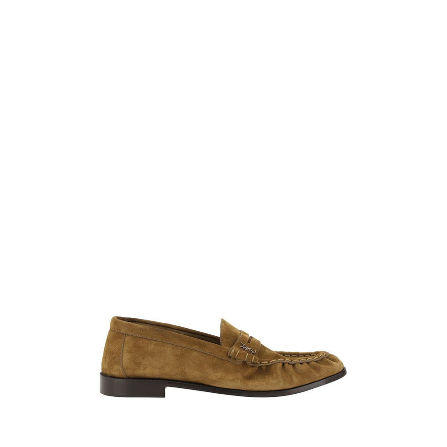Saint Laurent 100% Calf Leather Bos Taurus loafer in brown