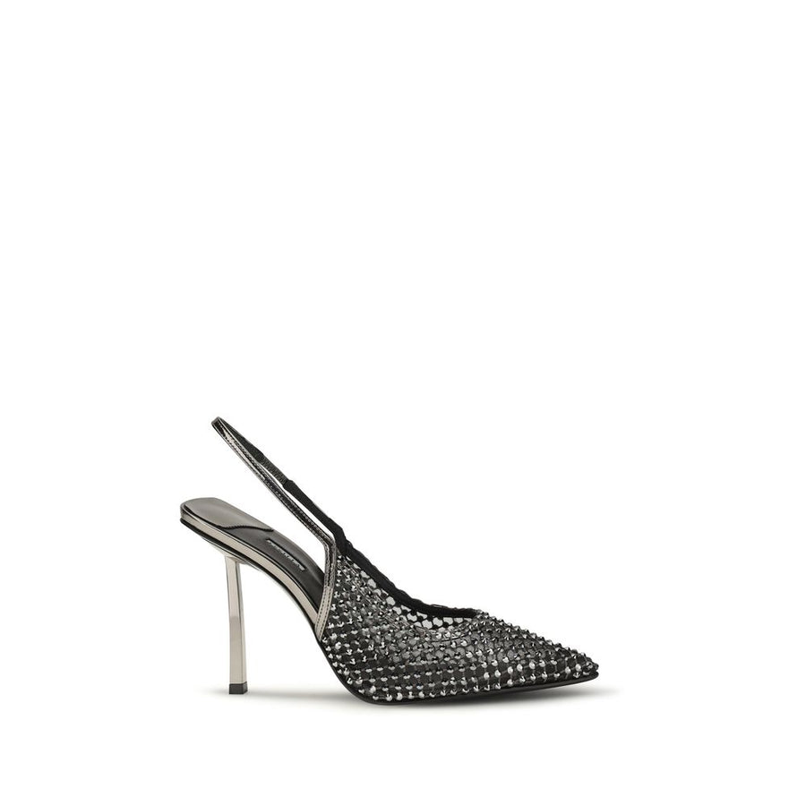Le Silla Upper: 100% Nylon. Sole: 100% Calf Leather (Bos Taurus) heel in black