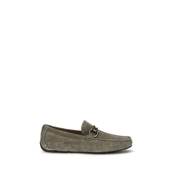 Ferragamo Upper 100% Calf Leather Bos Taurus loafer in gray