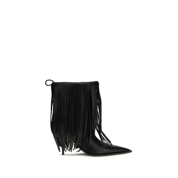 Balenciaga 100% Calf Leather Bos Taurus ankle boot in black