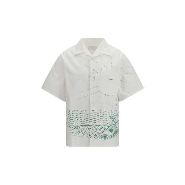 Prada 100% Cotton shirt in white