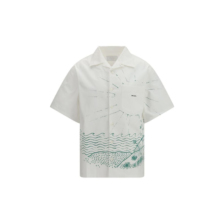 Prada 100% Cotton shirt in white