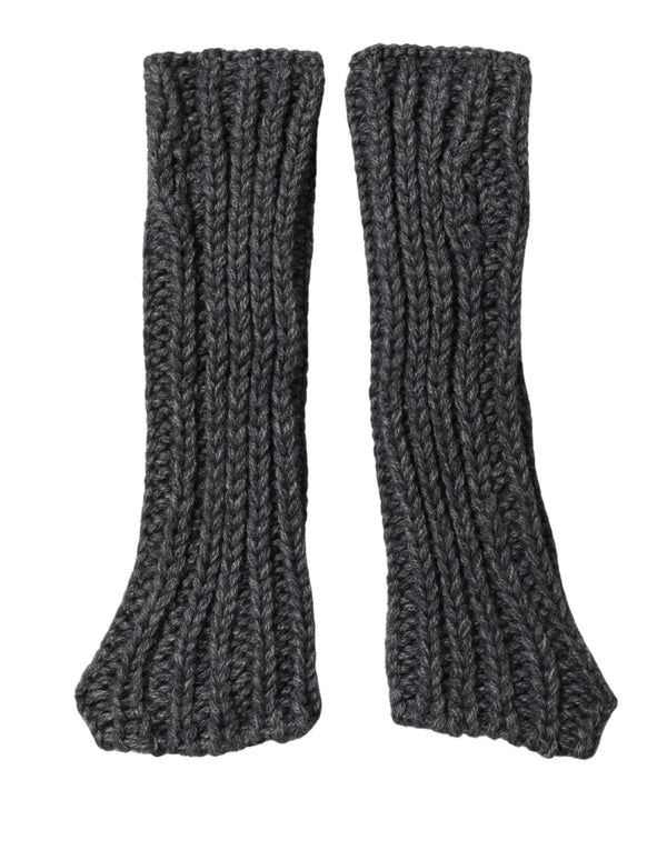 Dolce & Gabbana 45% Acrylic 37% Alpaca 18% Wool gloves in gray