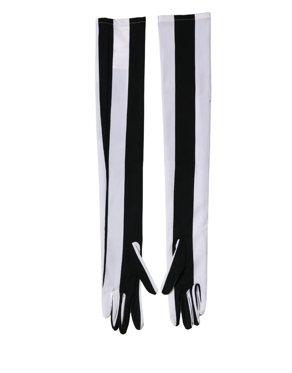 Dolce & Gabbana 72% Nylon gloves in black