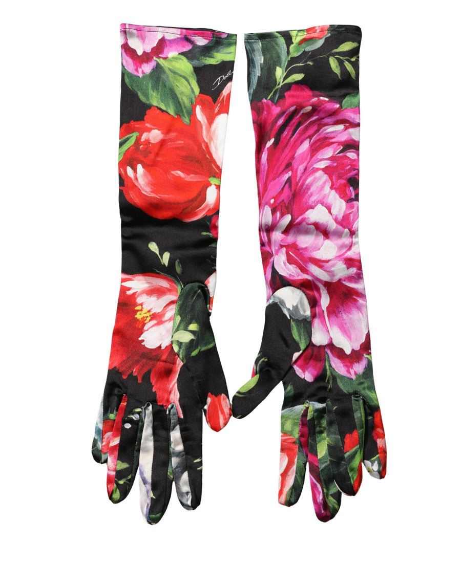 Dolce & Gabbana 29% Elastane gloves in multicolor