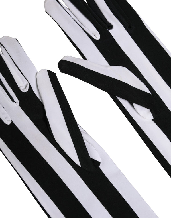 Dolce & Gabbana 72% Nylon gloves in black
