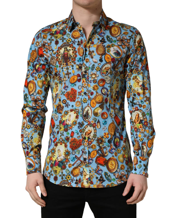 Dolce & Gabbana 100% Cotton shirt in blue