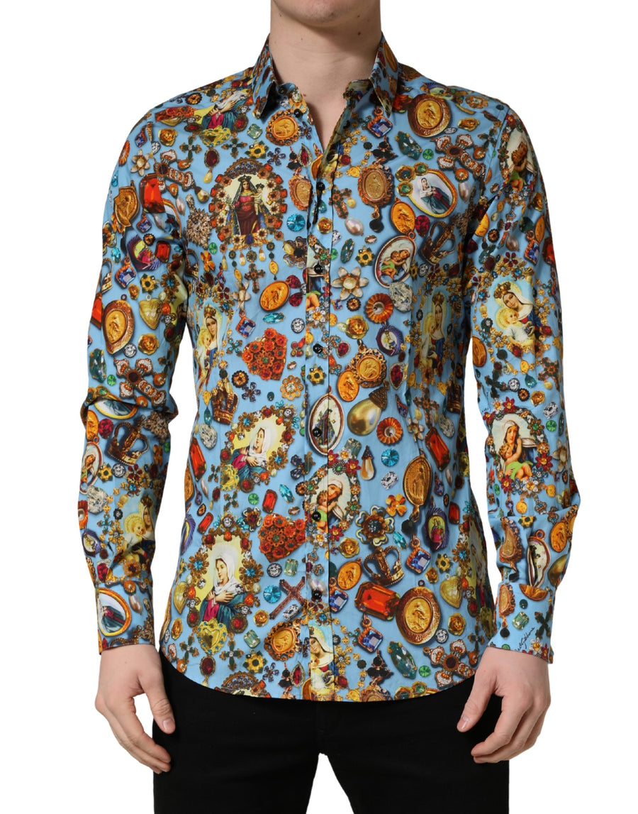 Dolce & Gabbana 100% Cotton shirt in blue