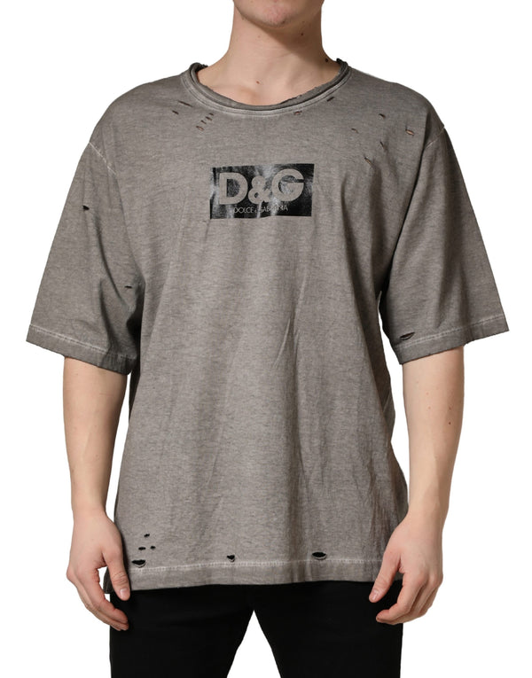Dolce & Gabbana 100% Cotton t-shirt in gray