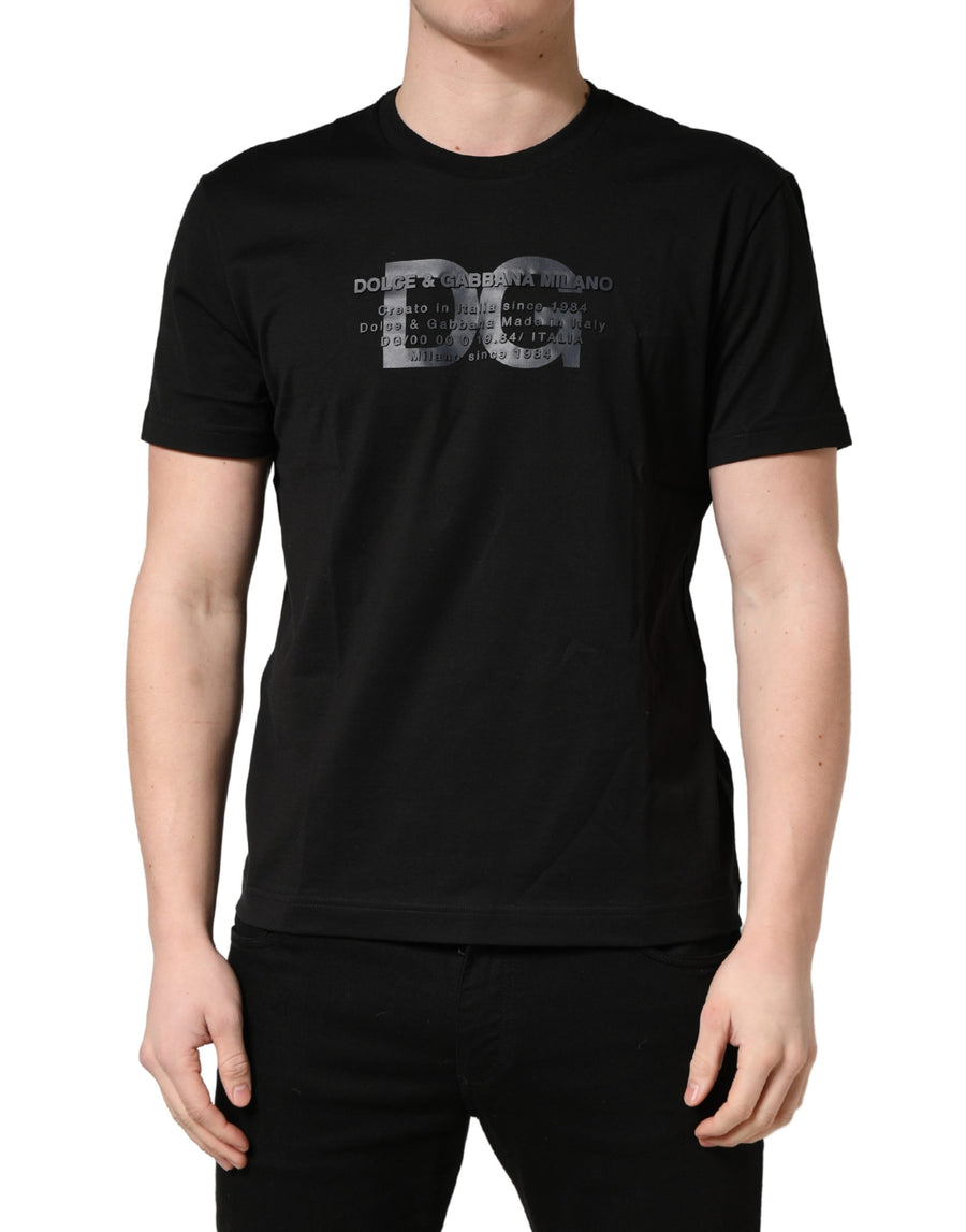 Dolce & Gabbana 100% Cotton t-shirt in black