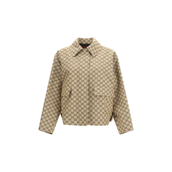 Gucci 100% Cotton jacket in beige