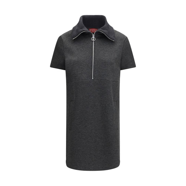 Gucci 100% Cotton tunic dress in gray
