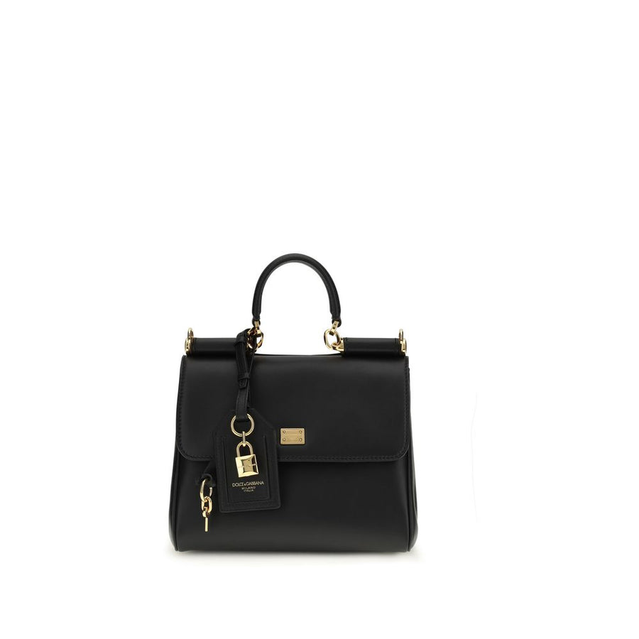 Dolce & Gabbana 100% Calf Leather Bos Taurus shoulder bag in black