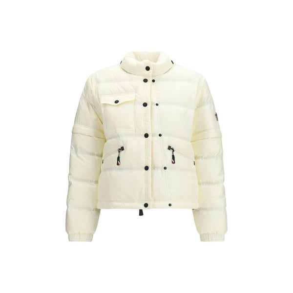 Beige Polyamide Coat Clothing