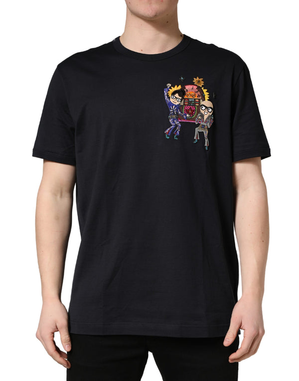 Dolce & Gabbana 100% Cotton t-shirt in black