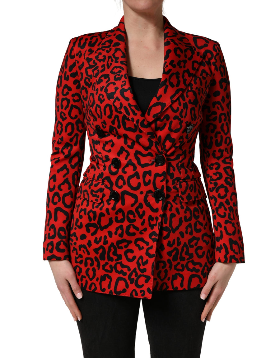 Dolce & Gabbana 92% Polyester 8% Elastane blazer in red