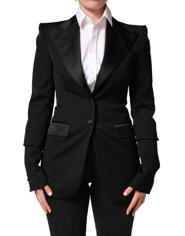 Dolce & Gabbana 60% Virgin Wool blazer in black