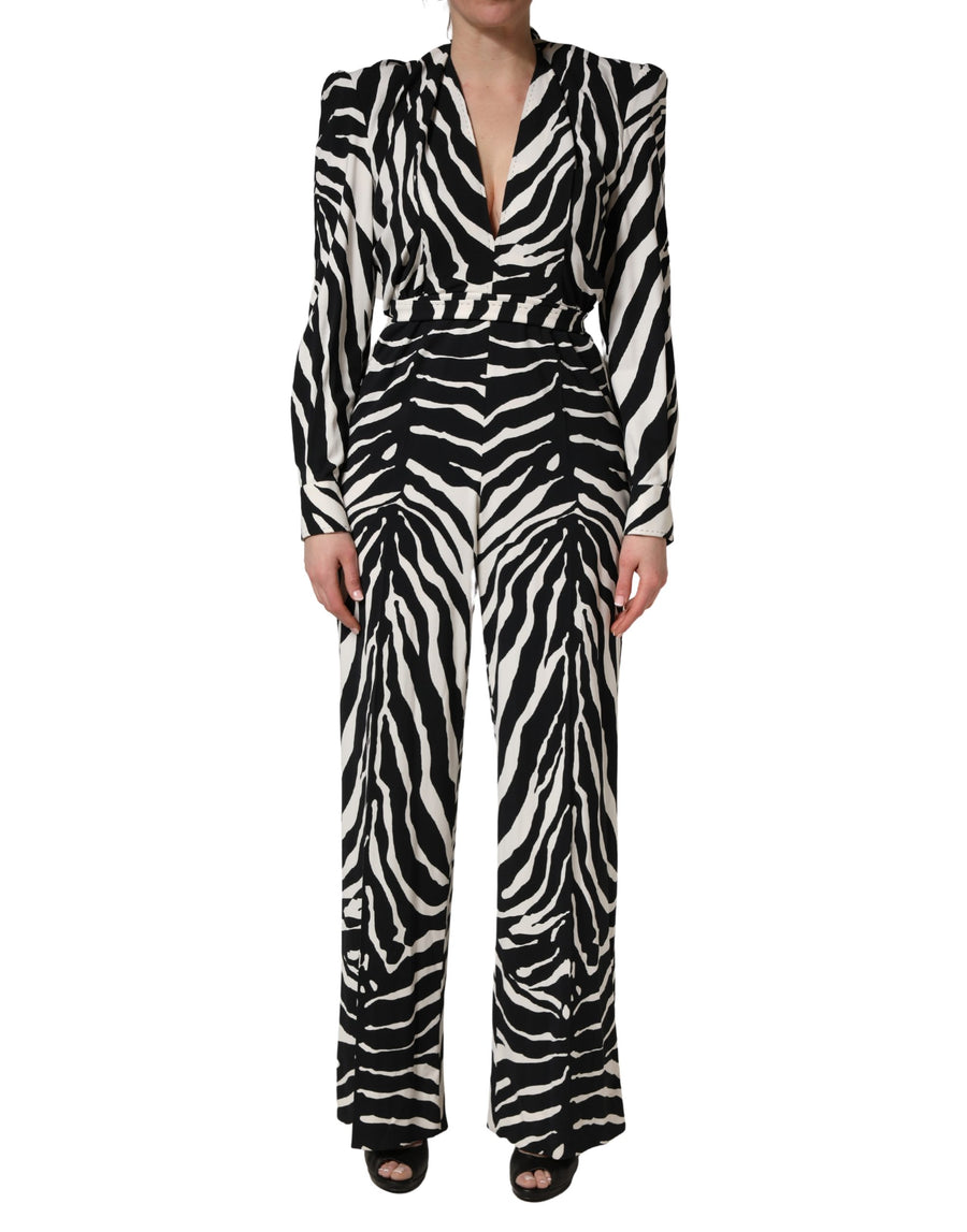 Dolce & Gabbana 97% Viscose 3% Elastane jumpsuit in black