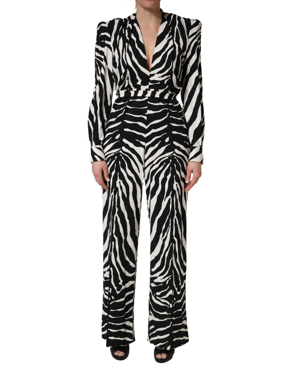 Dolce & Gabbana 97% Viscose 3% Elastane jumpsuit in black