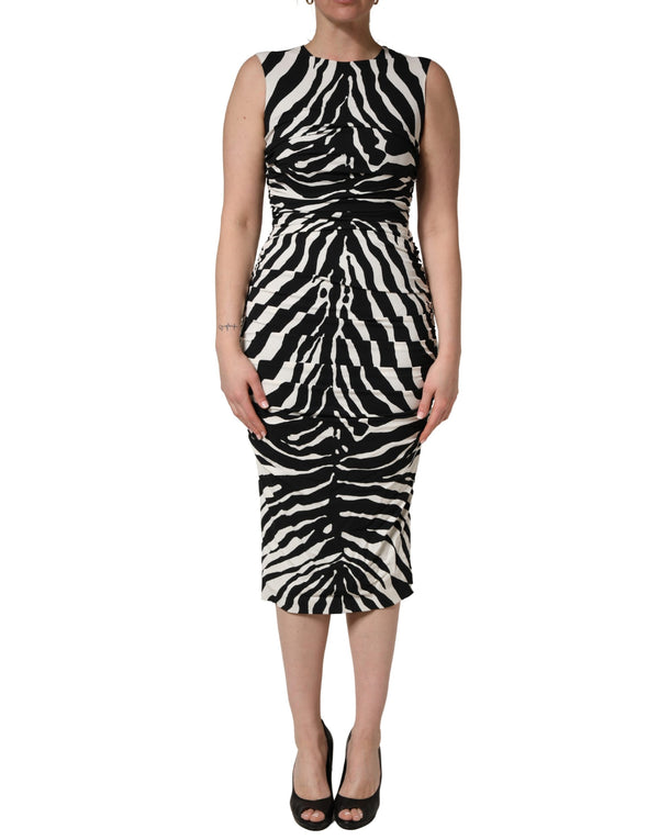 Dolce & Gabbana 97% Viscose 3% Elastane dress in black
