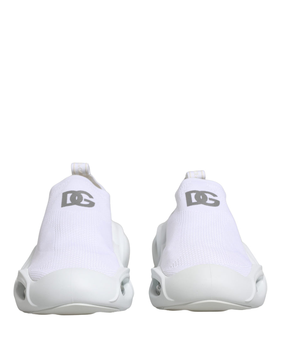 Dolce & Gabbana 95% Polyester 5% Viscose sneaker in white