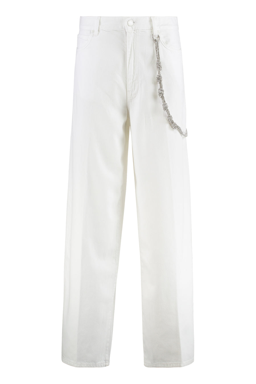 Wide-Leg Jeans Lauryn Bright White Cotton